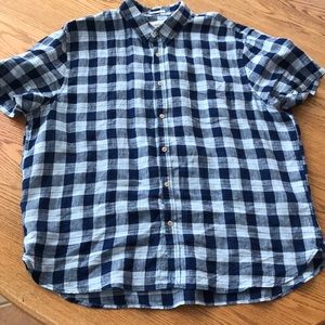 Men’s Lucky Brand shirt sleeve button up shirt